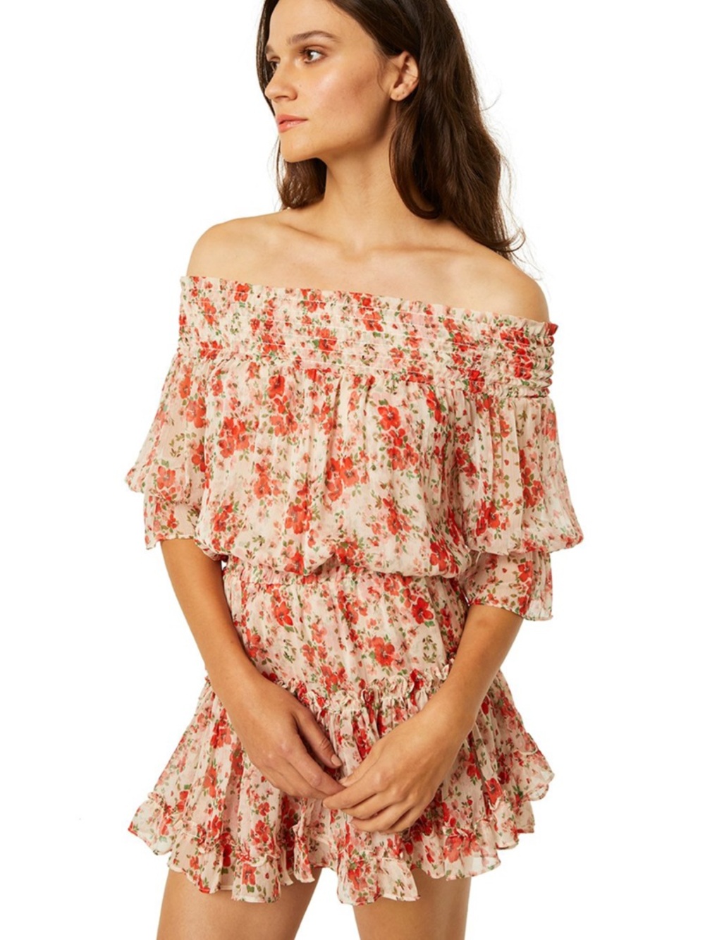 Misa Lost Angeles - Darla Dress Poppy Allover